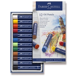 Faber-Castell CREATIVE STUDIO - olejové pastely - sada 12 kusů