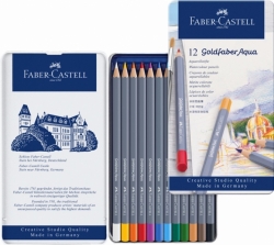 Faber-Castell GOLDFABER AQUA - akvarelové pastelky - sada 12 ks