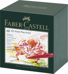 Faber-Castell PITT artist pen - ATELIER BOX - sada 60 ks