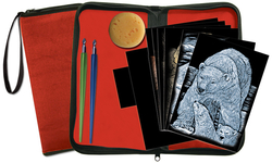 Royal Langnickel - Set škrabacích obrázků v cestovní textilním pouzdře
