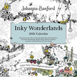 Johanna Basford 2021 Coloring Wall Calendar