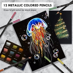 KALOUR Premium Colored Pencils Soft Core - sada 180 ks