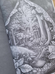 Leafy Worlds Coloring Book-  Mia Quinn 
