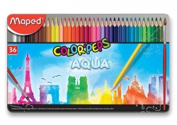Maped ColorPeps AQUA - akvarelové pastelky - 36 ks