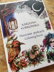 Memories postcards Coloring book - Karolina Kubikowska 