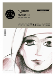 MUSA Maestro Signum - DRAWING FINE (Disegno) - blok na skicování a kresbu - (200 g/m2, 30 listů) - rozměr A4
