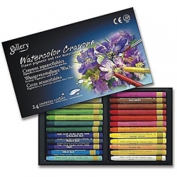 Mungyo Gallery Watercolor Crayons - akvarelové voskovky (pastely) - 24 ks