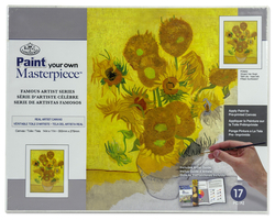 Paint your own MASTERPIECE - SLUNEČNICE - malování na plátno - Vincent Van Gogh