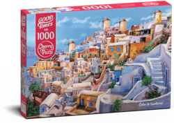 Puzzle Cherry Pazzi Good Times - Color di Santorini - 1000 dílků
