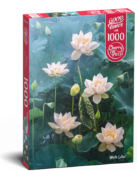 Puzzle Cherry Pazzi Good Times - White Lotus - BÍLÝ LOTUS - 1000 dílků