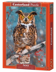 Castorland PUZZLE Great Horned Owl 500 dílků