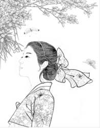 Oriental Painting Coloring book - KOREA