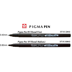 Sakura PIGMA Pigma Pen - kulatý hrot - 2 síly hrotu