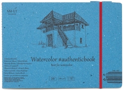 SM-LT Art Watercolor album - akvarelový blok se šitou vazbou - 280 g/m2 - 12 listů (24 stran)