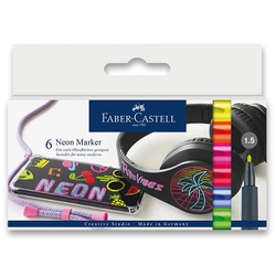 Faber-Castell - Popisovače NEON - 6 ks