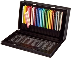 UNI Mitsubishi Colored pencils - sada 100 ks v pevném kufříku 