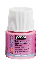 PEBEO P.Bo Deco  perleťové akrylové barvy - 45 ml - různé odstíny, barva pearl anemone